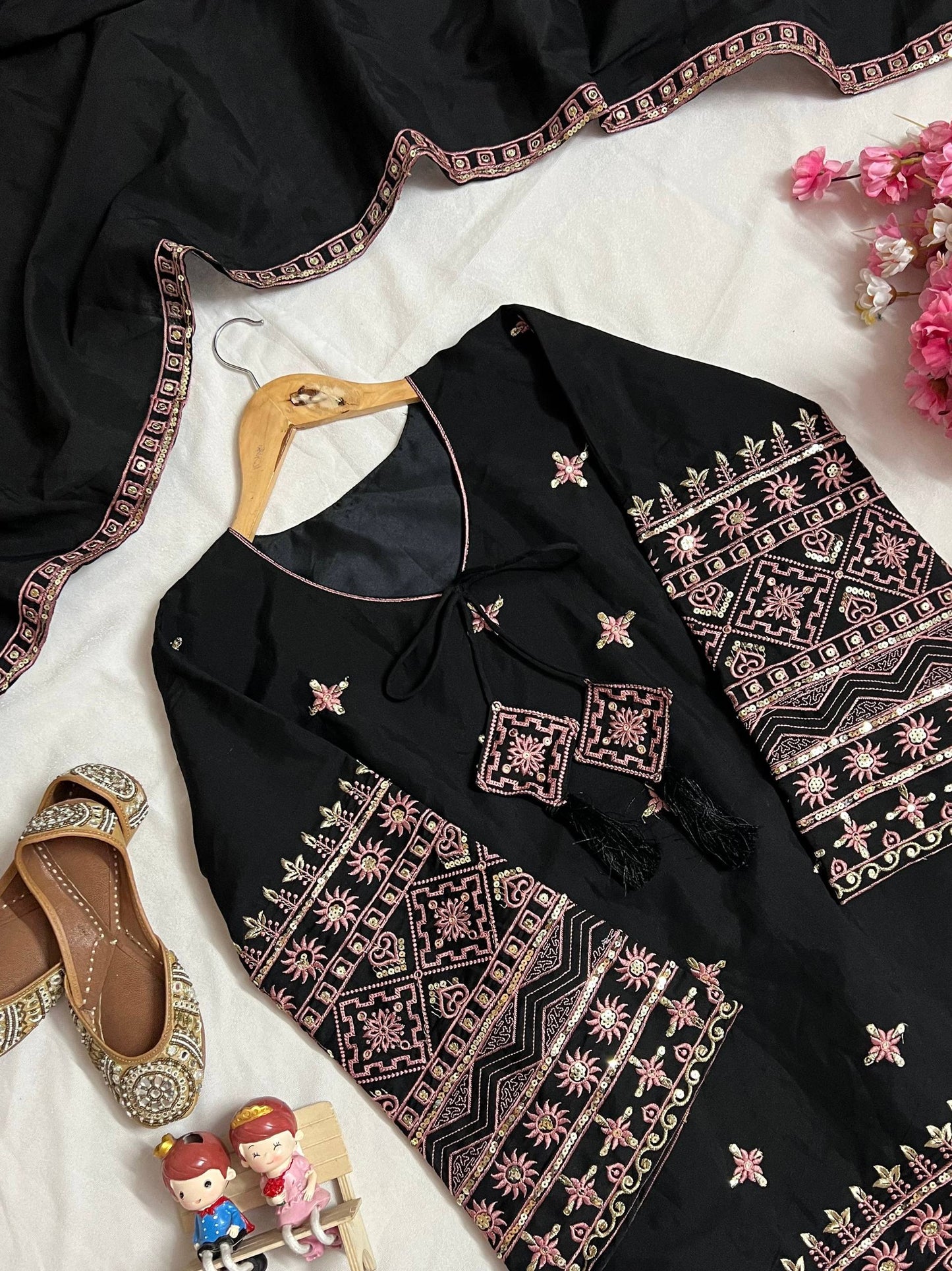 ENHANCE THE BEAUTY OF YOUR WARDROBE WITH THIS NEWLY LAUNCHED KURTI-PLAZZO SET single available wholesale