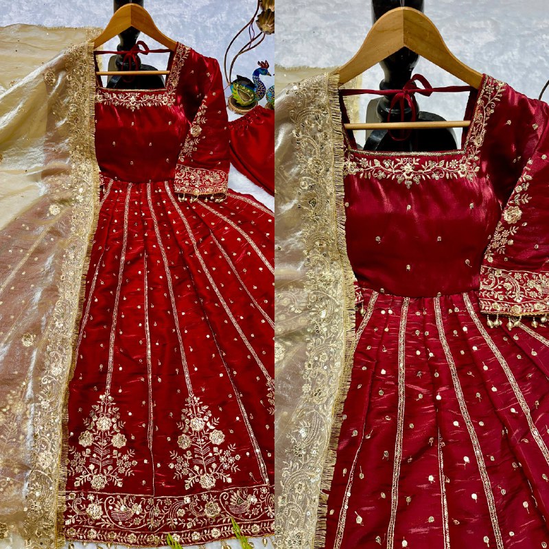 NEW ĐĚSIGNER PARTY WEAR LOOK  GOWN WITH EMBROIDERY  WORK