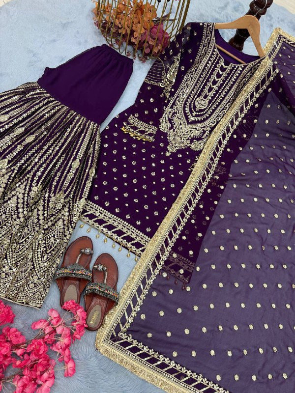 DESIGNER READYMADE TOP PLAZZO & DUPATTA COLLECTIONS