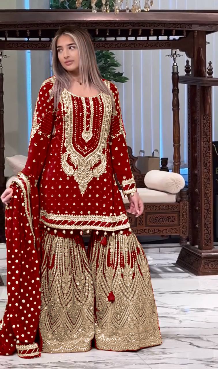 DESIGNER READYMADE TOP PLAZZO & DUPATTA COLLECTIONS