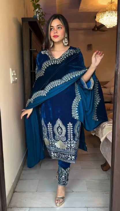 Designer Party Wear Look Top-Dupatta and Fully Stiched Bottom single available wholesale