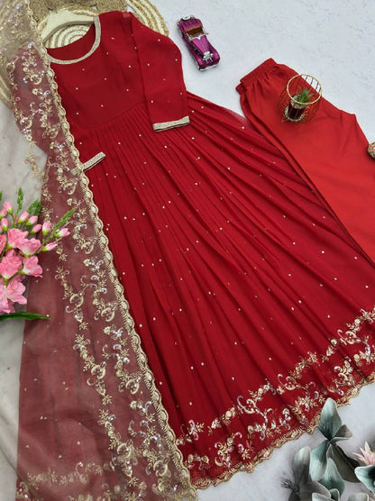 Designer Party Wear Look One Outfit In 4 Different Style Wearing Collection