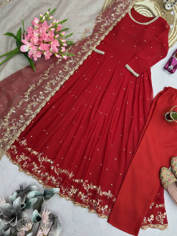 Designer Party Wear Look One Outfit In 4 Different Style Wearing Collection