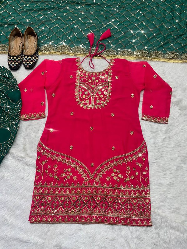 Designer Party Wear Look Top ,Dhoti Salwar and Dupatta single available wholesale