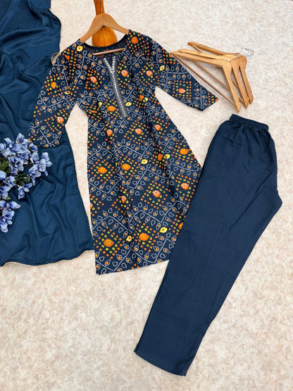 Reyon beautiful suit set and duppta