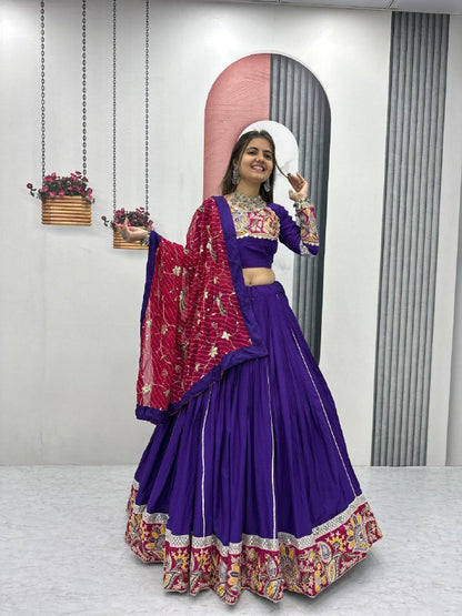 Navratri Special Pure Cotton Lehenga Choli single available wholesale