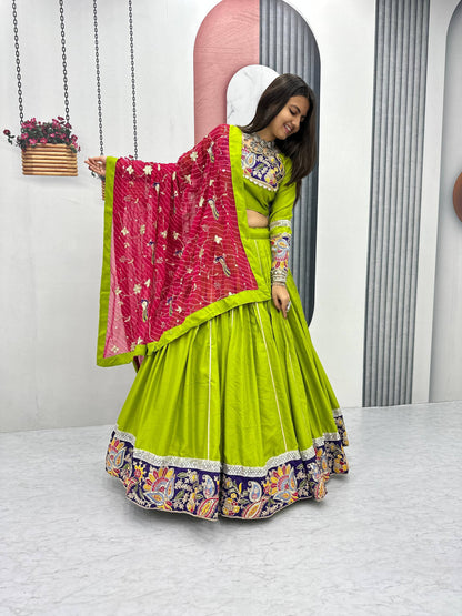 Navratri Special Pure Cotton Lehenga Choli single available wholesale