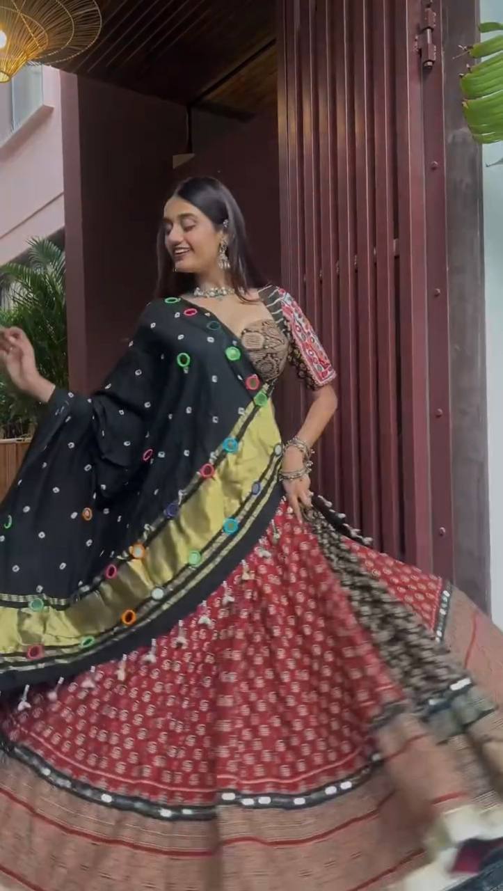 NAVARATRI SEASON OUR EXCLUSIVE FULL STITCHED LEHENGA CHOLI single available wholesale