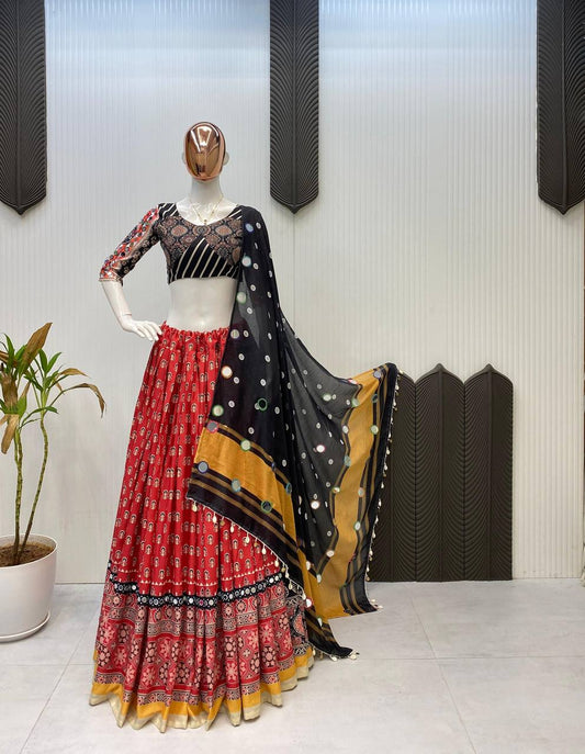 NAVARATRI SEASON OUR EXCLUSIVE FULL STITCHED LEHENGA CHOLI single available wholesale