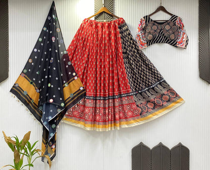 NAVARATRI SEASON OUR EXCLUSIVE FULL STITCHED LEHENGA CHOLI single available wholesale