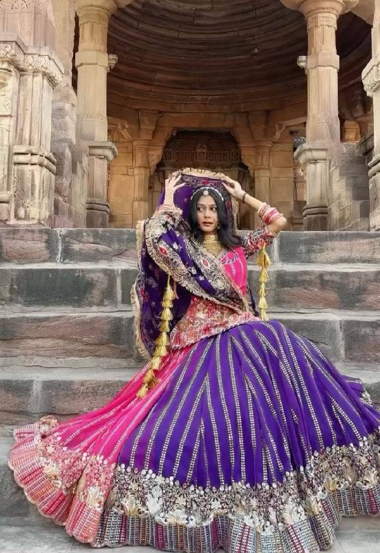 Darbari Poshak  Choli Lehenga single available wholesale