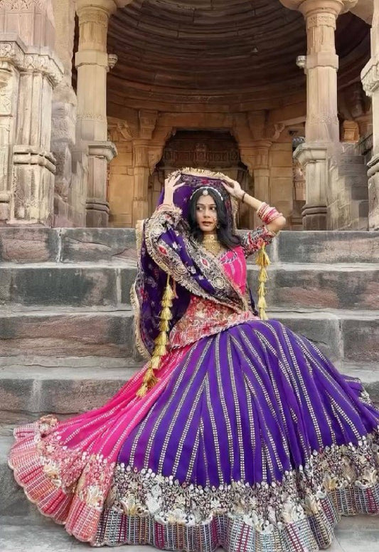 Darbari Poshak  Choli Lehenga single available wholesale