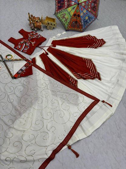 Navratri Special Pure Cotton Lehenga Choli single available wholesale