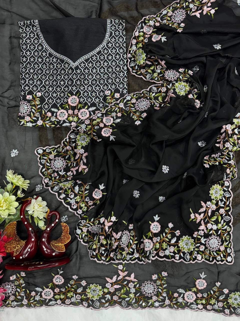 DESIGNER SAREE COLLECTION single available wholesale