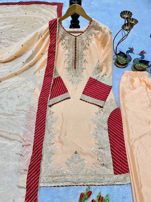 ĐĚSIGNER PARTY WEAR  TOP AND BOTAM . WITH FANCY DUPPATA AND EMBROIDERY WORK single available wholesale