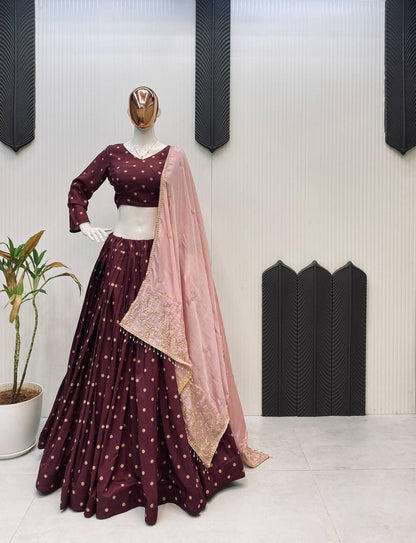 NAVARATRI SEASON OUR EXCLUSIVE FULL STITCHED LEHENGA CHOLI single available wholesale