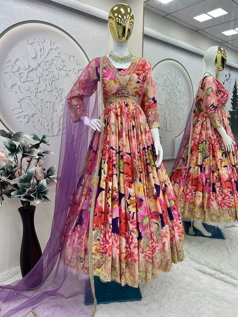 Designer Party Wear Gorgeous Look Collections single available wholesale