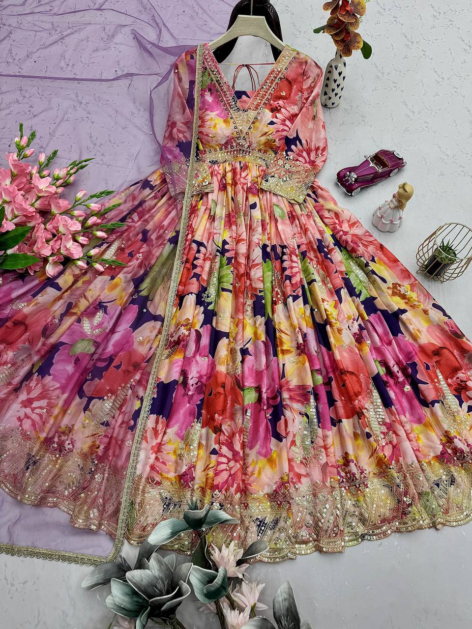 Designer Party Wear Gorgeous Look Collections single available wholesale