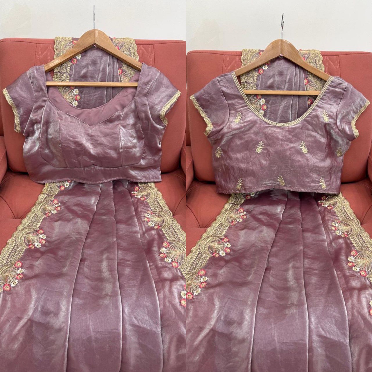 Designer Saree – Elegance Redefined ✨ Fall in love with this stunning saree in an eye-catching shade, crafted with finesse and rich detailing. A perfect blend of grace and glam single available wholesale