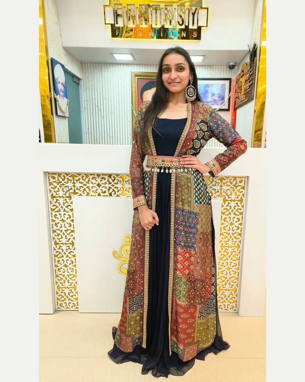 DESIGNER PARTY WEAR FANCY 4 PIS PAKISTANI SET