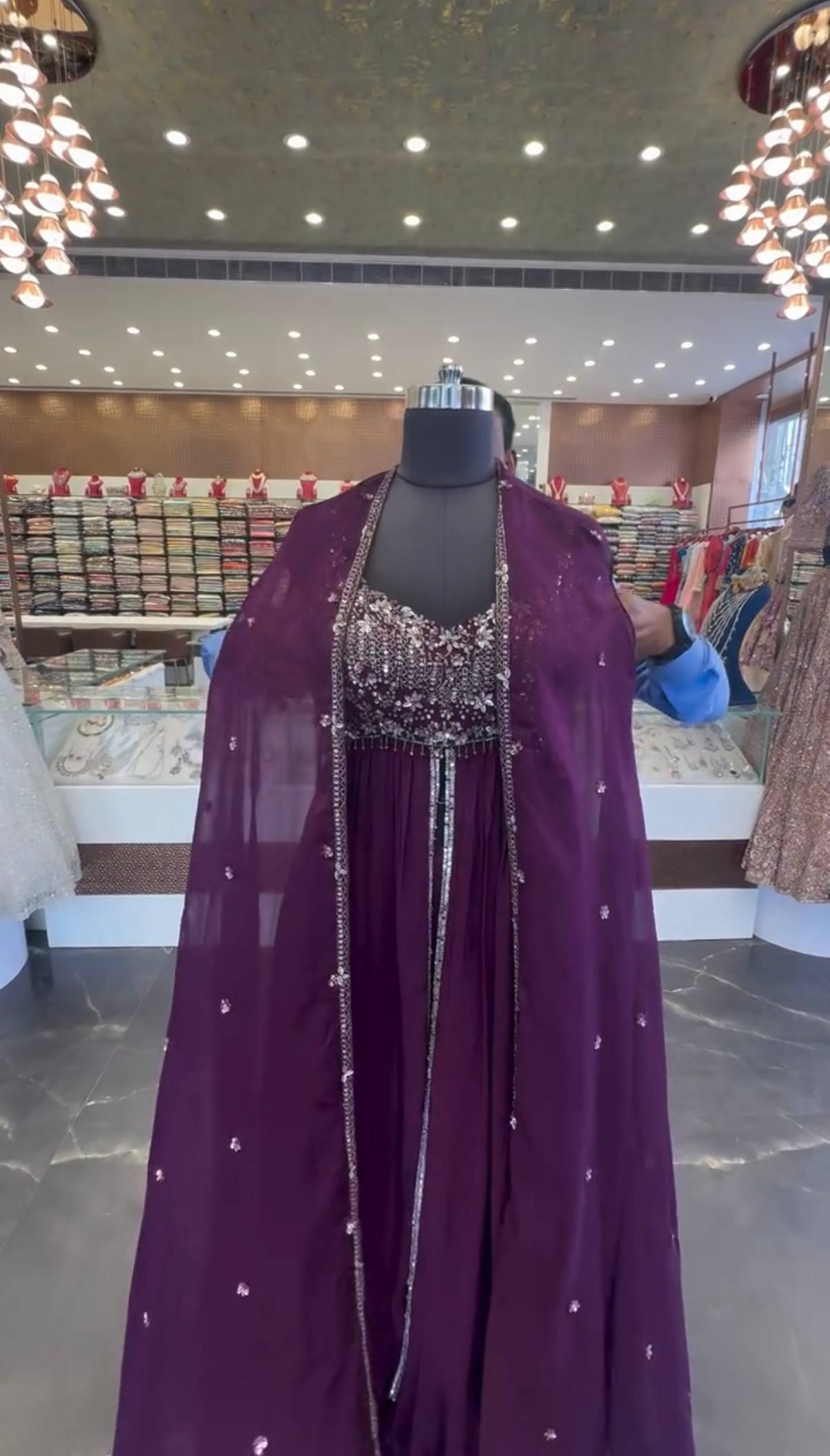 DEFINE NEW STYLE, 3 IN ONE*🚀 *🥻WE ARE LAUNCHING NEW SUPERHIT TRENDING FAUX GEORGETTE FABRIC 3 PIECE SET LEHENGA,KOTI,DUPATTA WITH EMBROIDERY WORK