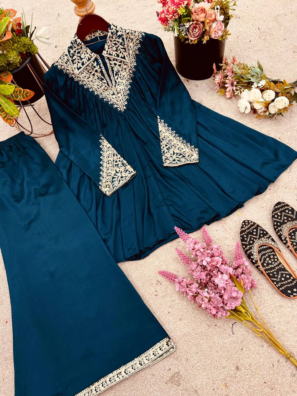 2-Piece Stylish Ensemble: Includes a well-fitted top and coordinated bottom single available wholesale