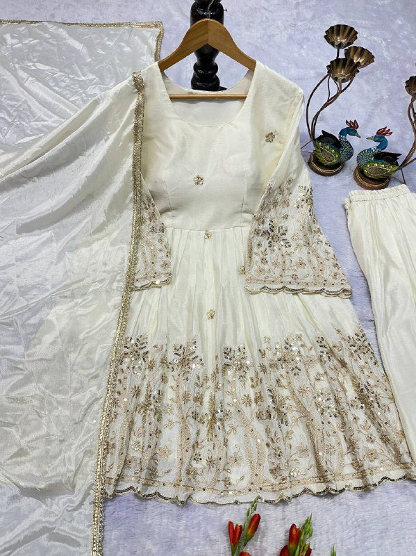 ĐĚSIGNER PARTY WEAR TOP AND PLAZZO. WITH FANCY DUPPATA AND EMBROIDERY WORK  single available wholesale