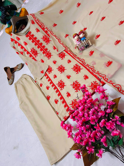 ENHANCE THE BEAUTY OF YOUR WARDROBE WITH THIS NEWLY LAUNCHED KURTI-PANT SET single available wholesale