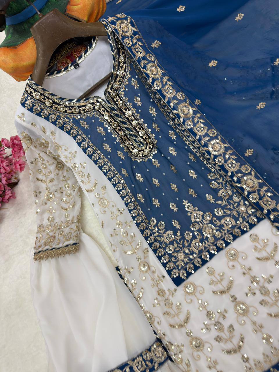 ENHANCE THE BEAUTY OF YOUR WARDROBE WITH THIS NEWLY LAUNCHED KURTI & SHARARA SET