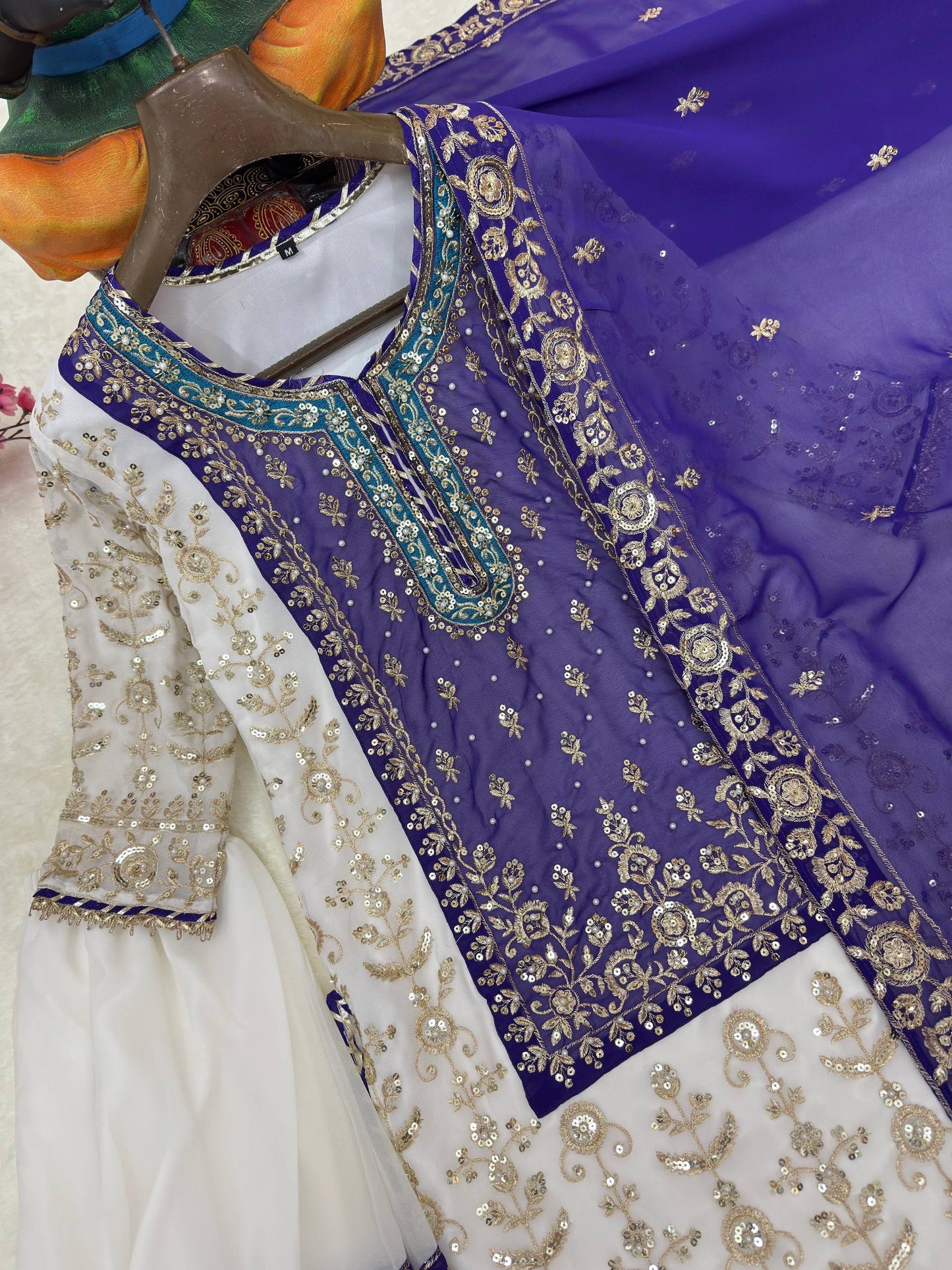 ENHANCE THE BEAUTY OF YOUR WARDROBE WITH THIS NEWLY LAUNCHED KURTI & SHARARA SET