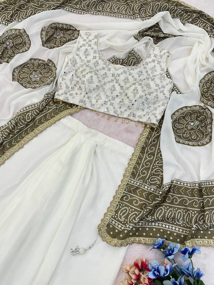 Get festive ready in our new Indowestern three piece set with embroidery With Real Mirror Work detailing  single available wholesale