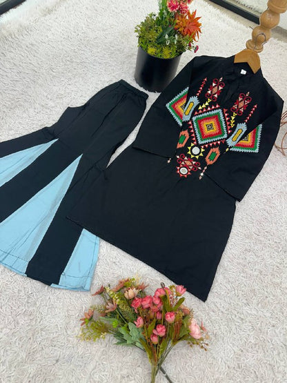 2-Piece Stylish Ensemble: Includes a well-fitted top and coordinated bottom single available wholesale
