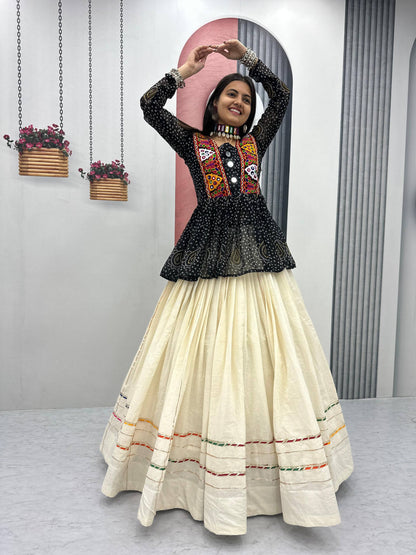 Navratri Special Lehenga Choli with 6 meter Big Flair single available wholesale