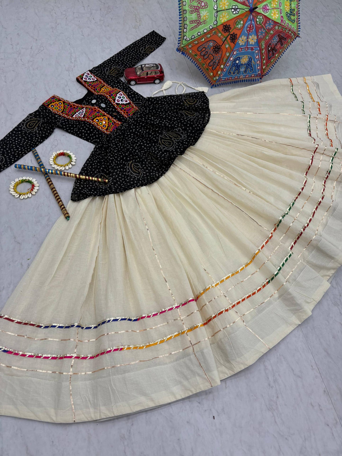 Navratri Special Lehenga Choli with 6 meter Big Flair single available wholesale