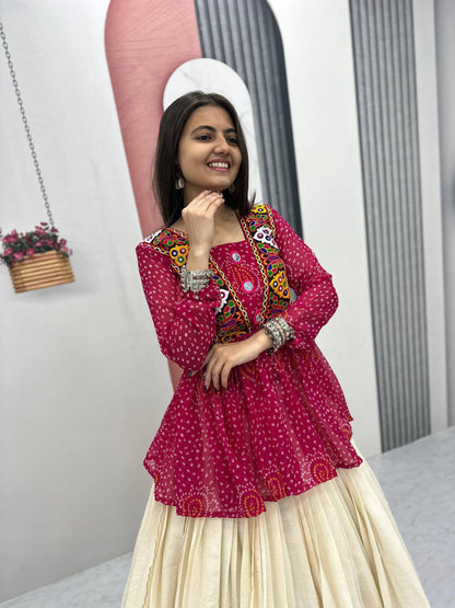 Navratri Special Lehenga Choli with 6 meter Big Flair single available wholesale