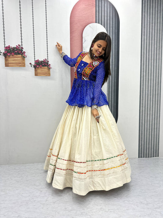 Navratri Special Lehenga Choli with 6 meter Big Flair single available wholesale