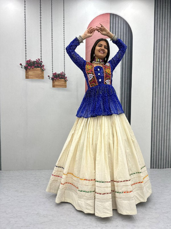 Navratri Special Lehenga Choli with 6 meter Big Flair single available wholesale