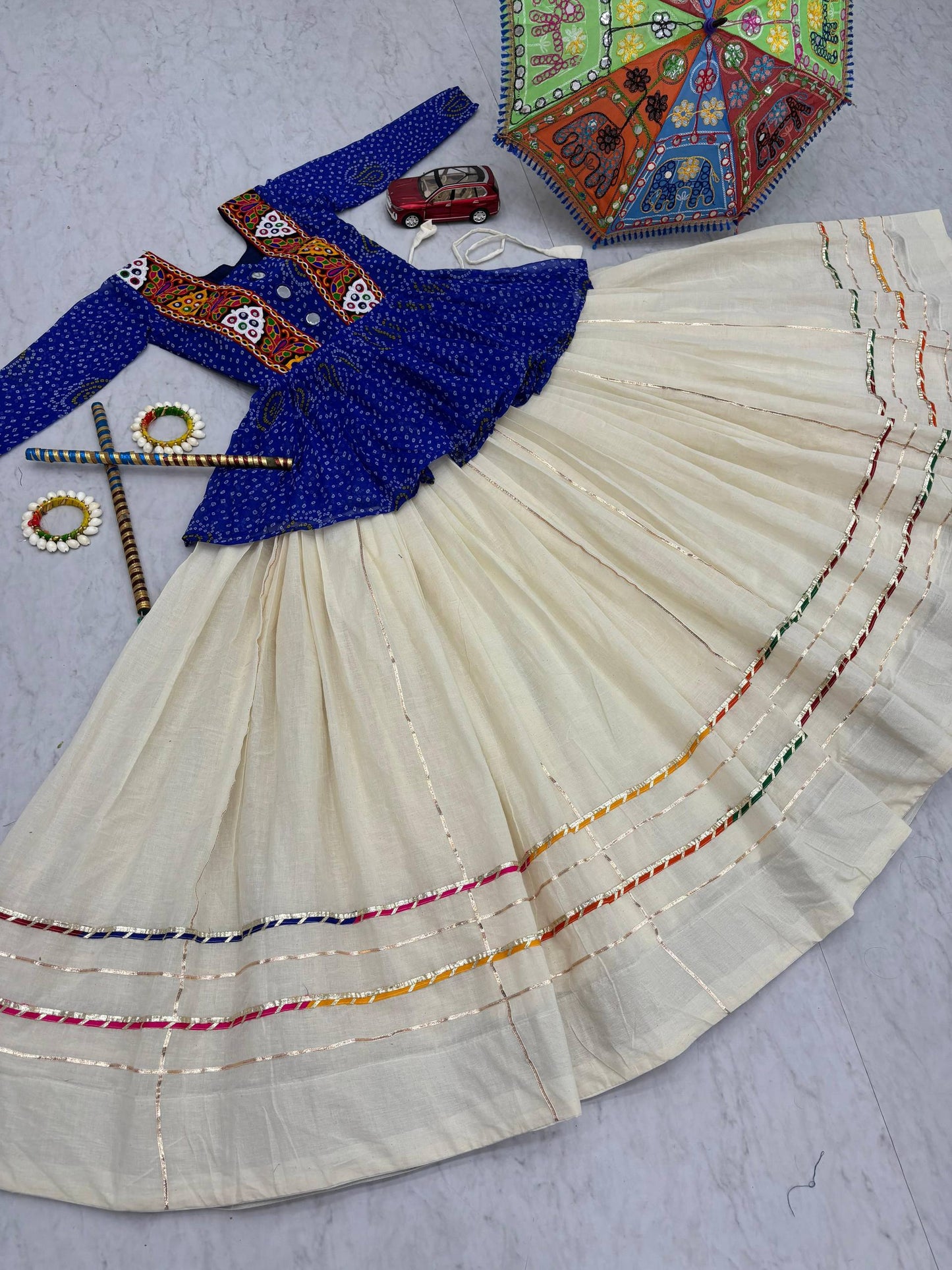 Navratri Special Lehenga Choli with 6 meter Big Flair single available wholesale