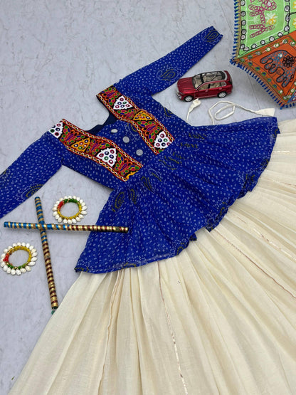 Navratri Special Lehenga Choli with 6 meter Big Flair single available wholesale
