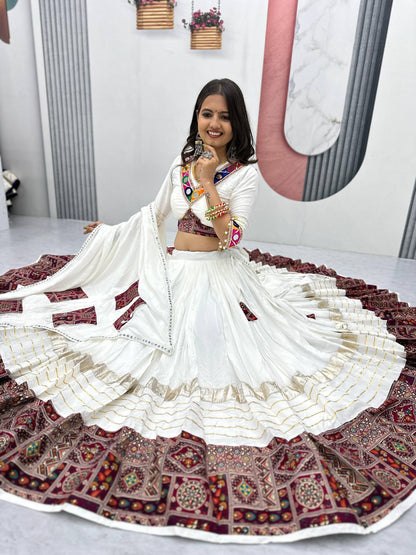 Navratri Special Pure Cotton Lehenga Choli single available wholesale