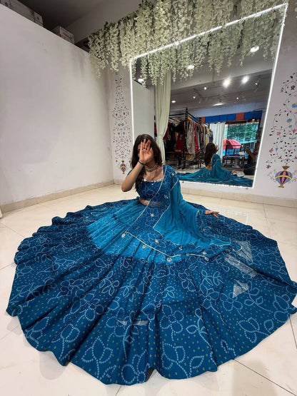 NAVARATRI SEASON OUR EXCLUSIVE FULL STITCHED LEHENGA CHOLI single available wholesale