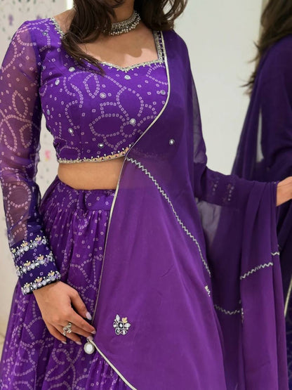 NAVARATRI SEASON OUR EXCLUSIVE FULL STITCHED LEHENGA CHOLI single available wholesale