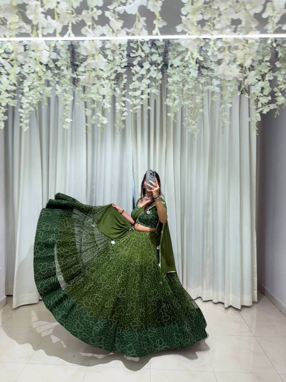 NAVARATRI SEASON OUR EXCLUSIVE FULL STITCHED LEHENGA CHOLI single available wholesale