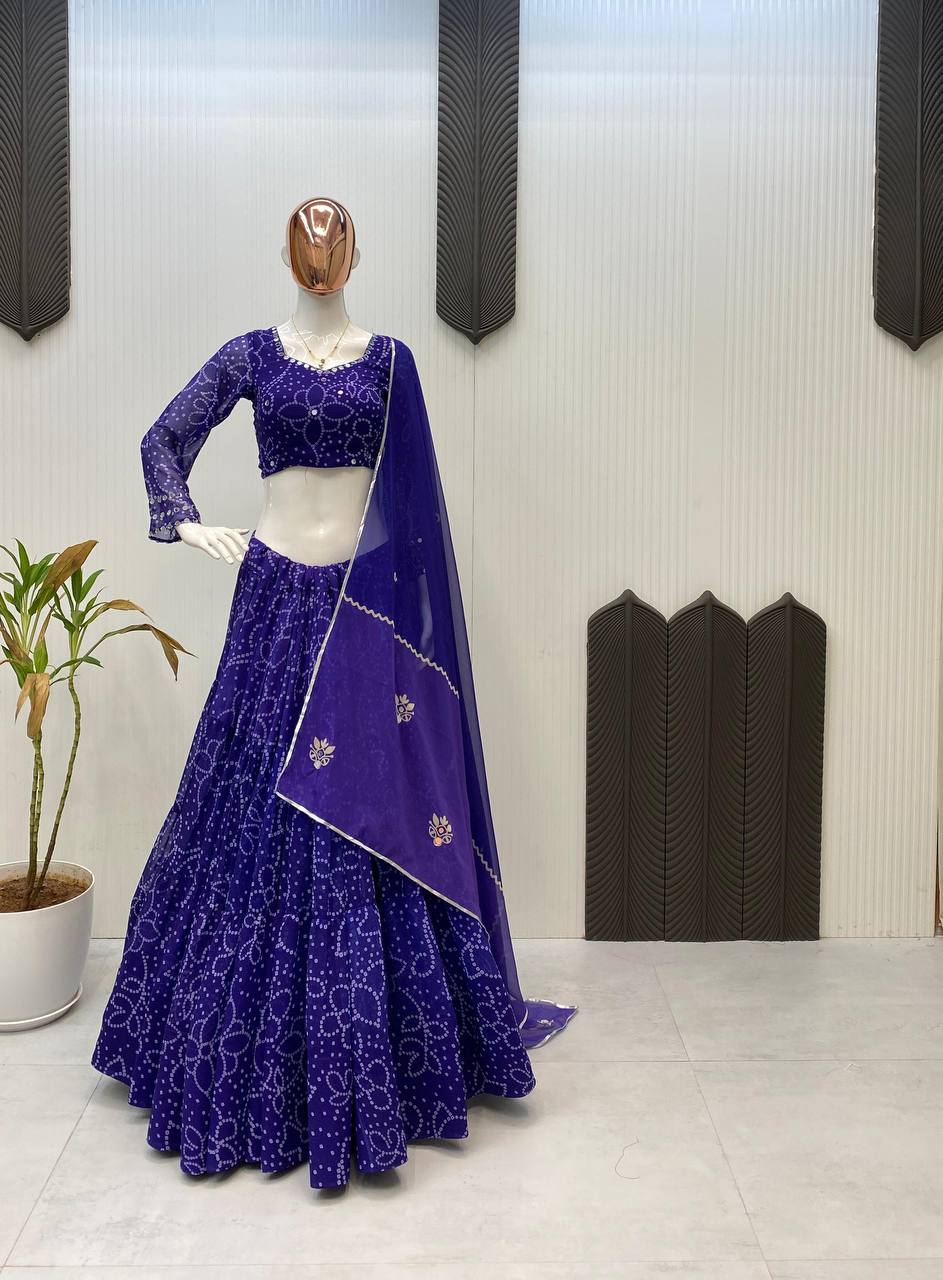 NAVARATRI SEASON OUR EXCLUSIVE FULL STITCHED LEHENGA CHOLI single available wholesale