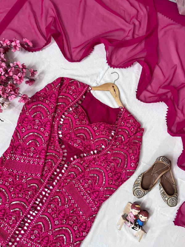 ENHANCE THE BEAUTY OF YOUR WARDROBE WITH THIS NEWLY LAUNCHED _INDOWESTERN SHARARA-SET single available wholesale