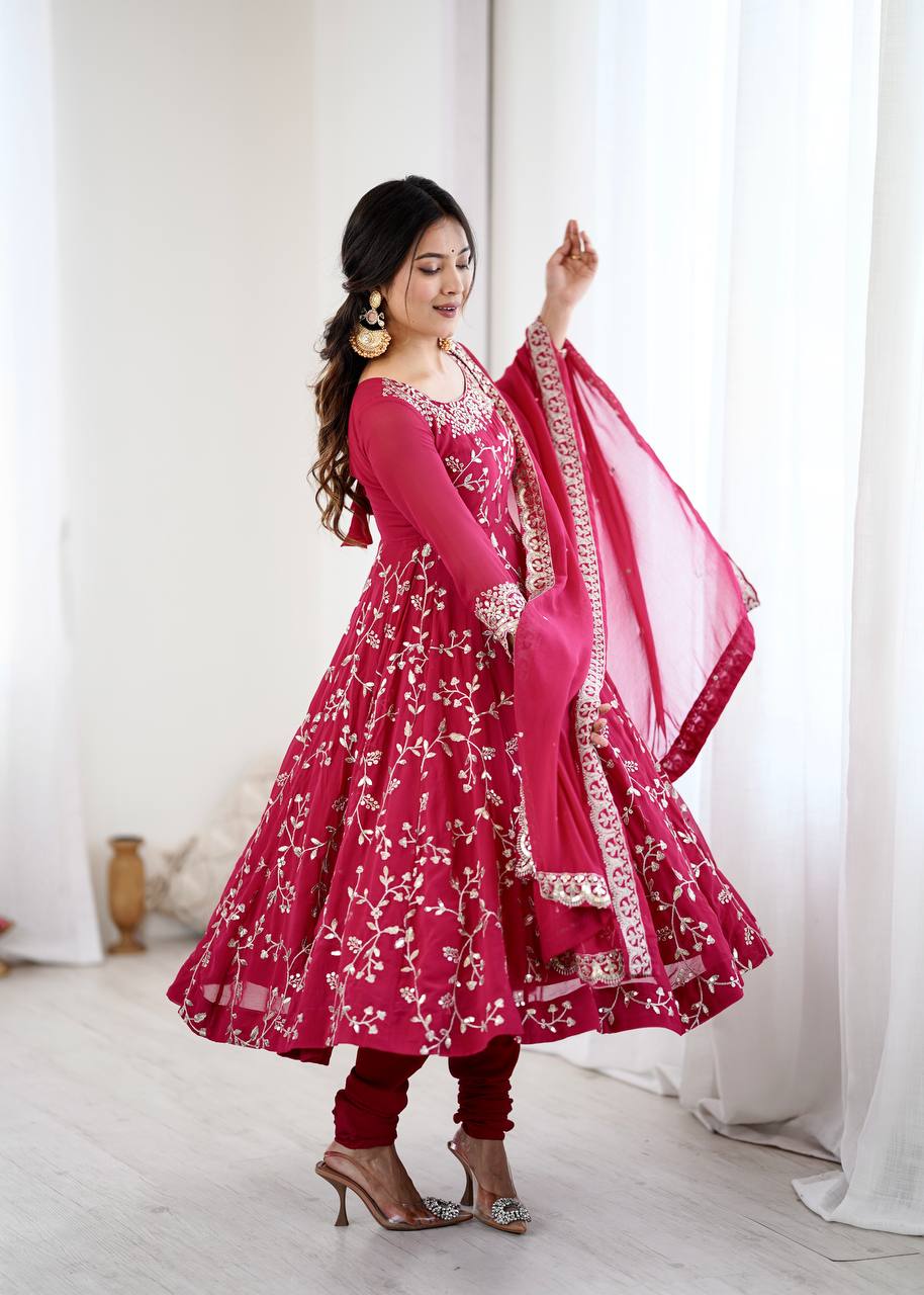Women’s Ethnic Anarkali Gown single available wholesale