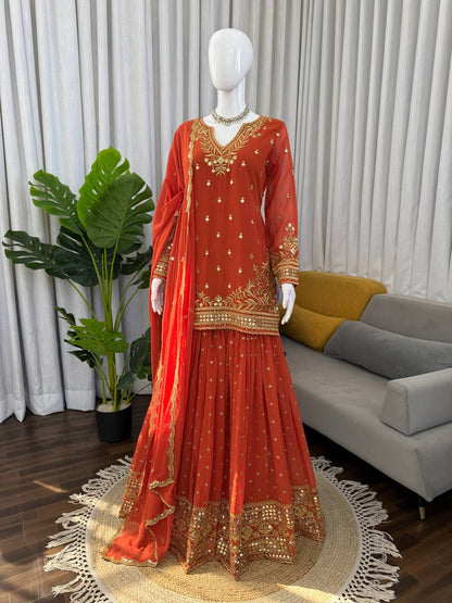 Elegant Ethnic Wear ✨ 🎀 Crafted in Classy Tones with Premium Fabric & Detailing