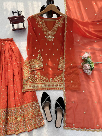 Elegant Ethnic Wear ✨ 🎀 Crafted in Classy Tones with Premium Fabric & Detailing