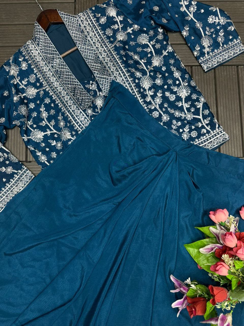 Trending Party Wear Koti with Plazzo 8