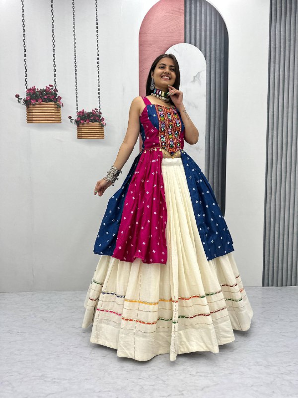 Navratri Special Lehenga Choli with 6 meter Big Flair